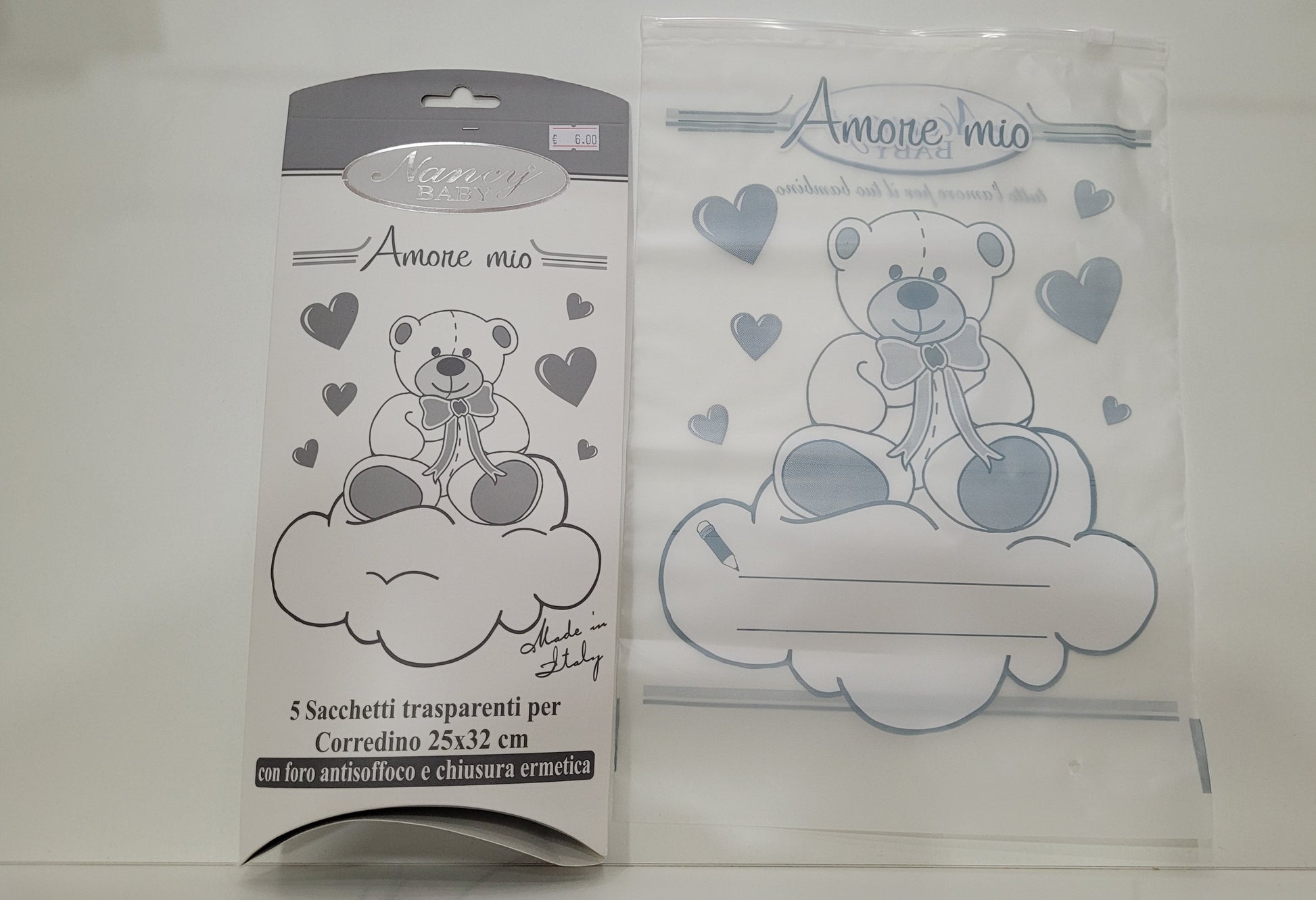 Sacchetti 5 pz Per Borsa Parto