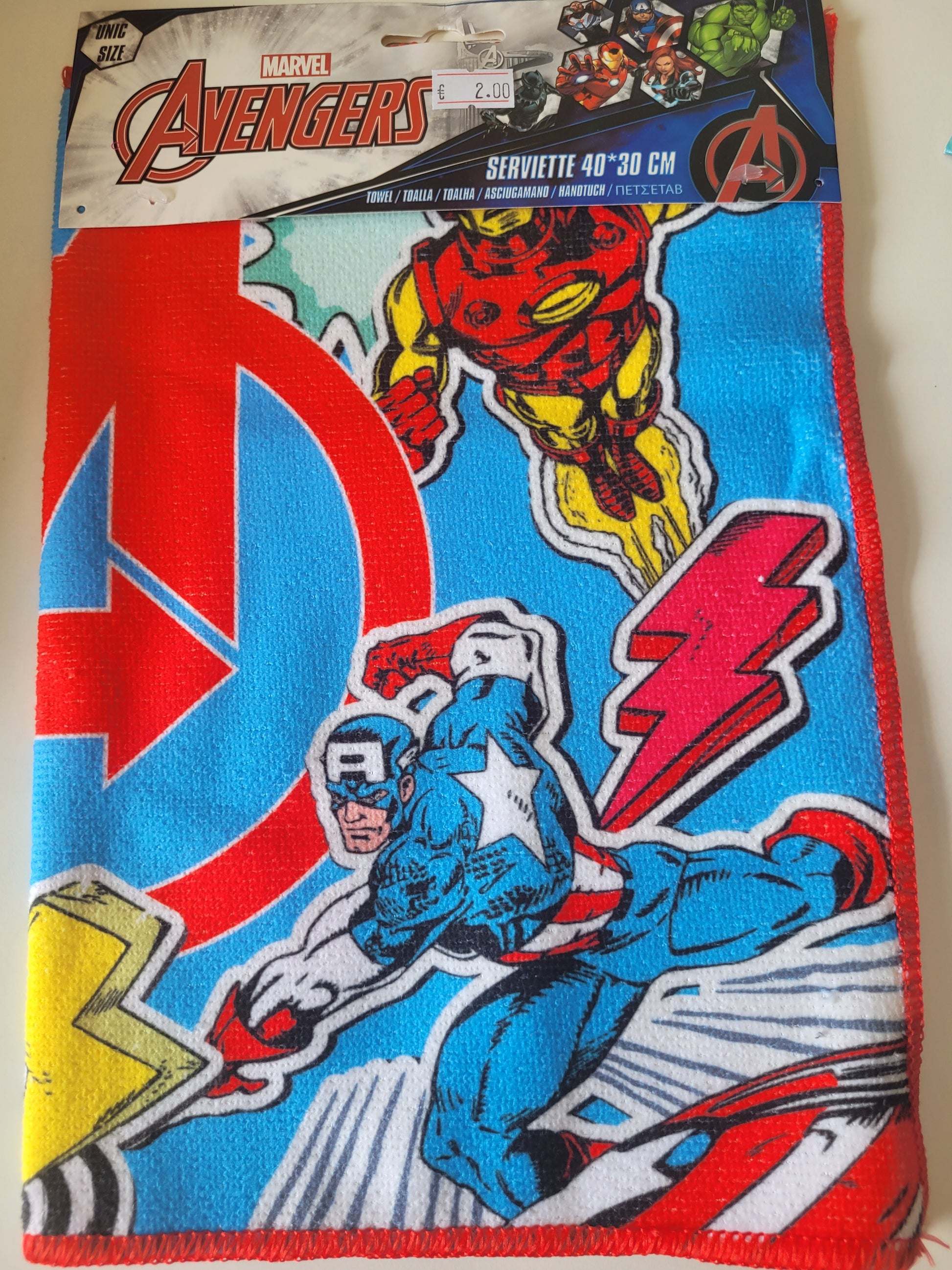 Tovaglietta Asilo Avengers