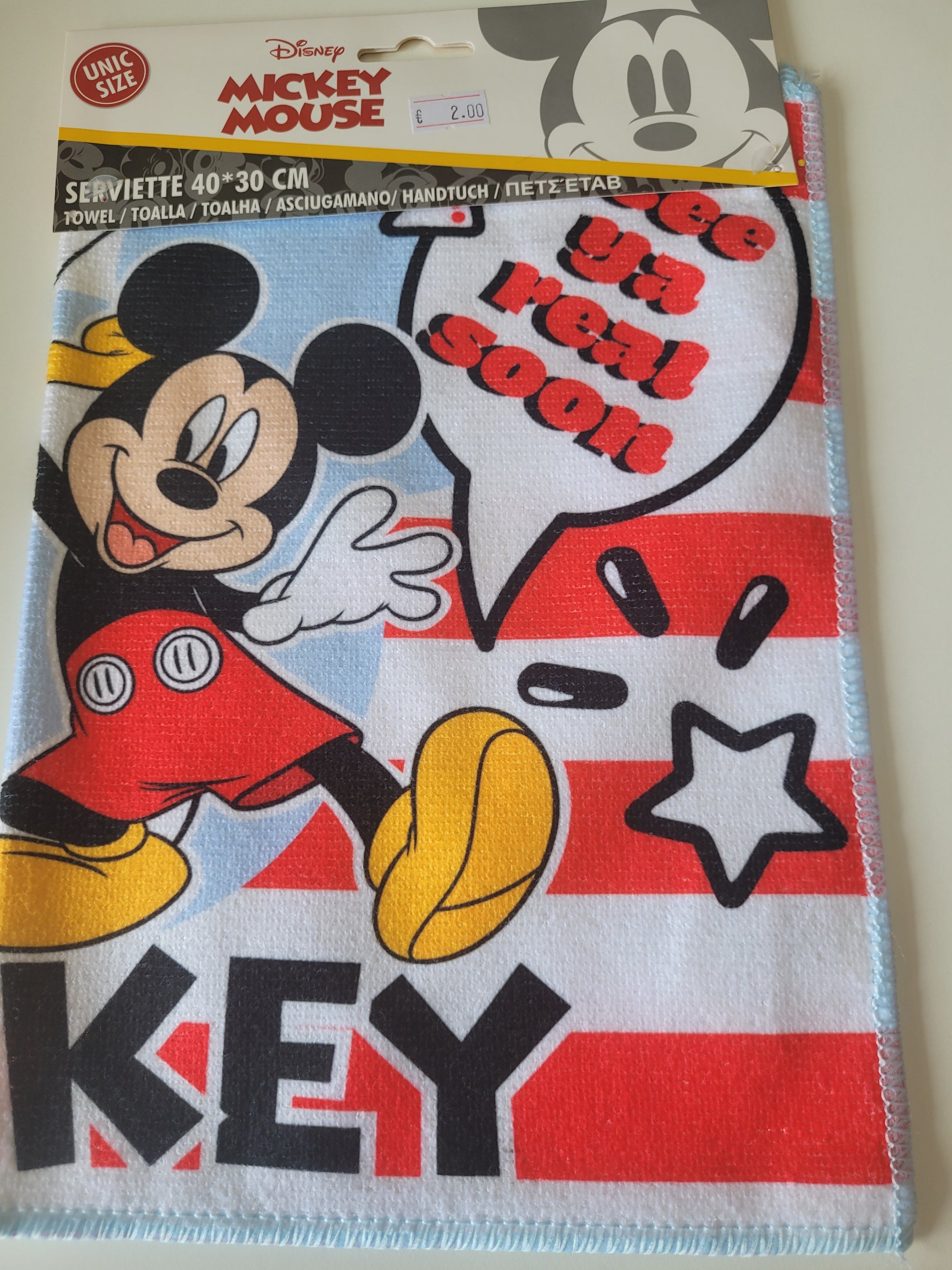 Tovaglietta Asilo Mickey Mouse